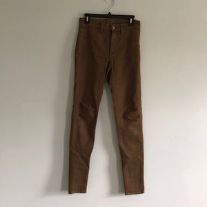 carmar olive skinny jeans